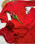Sai Manjhrekar Red Chikankari Set